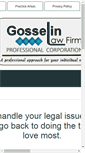 Mobile Screenshot of gosselinfirm.ca